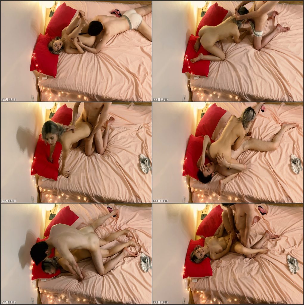 ModelHub Eva Elfie Teen couple having sex while parents are gone