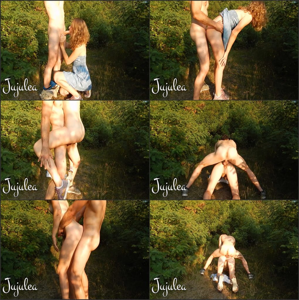 JUJULEA Horny Girl Sucking, Fucking And Being Caught Masturbating | Outdoor Jujulea