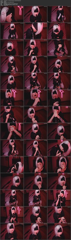 MyKinkyDope - BBC Nier Automata cosplay BBC blowjob