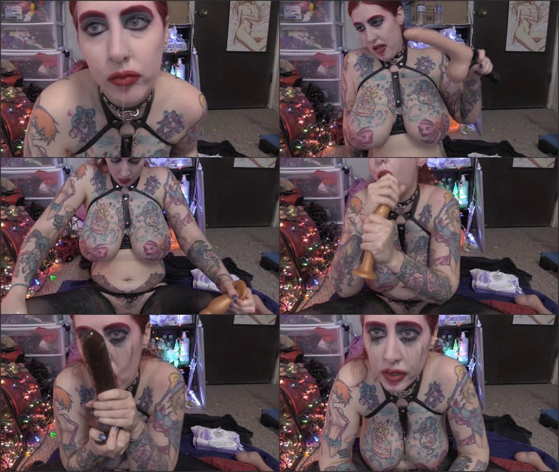 Animergamergirl - 6 Long Dildos XtremeDeepthroat Challenge