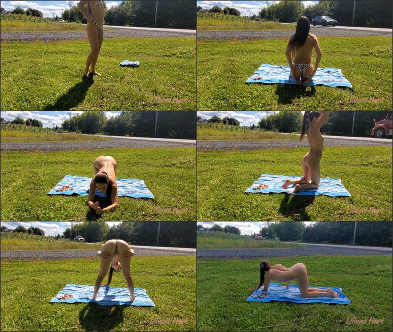 Liliane Hart - Nude sunbath naked street view
