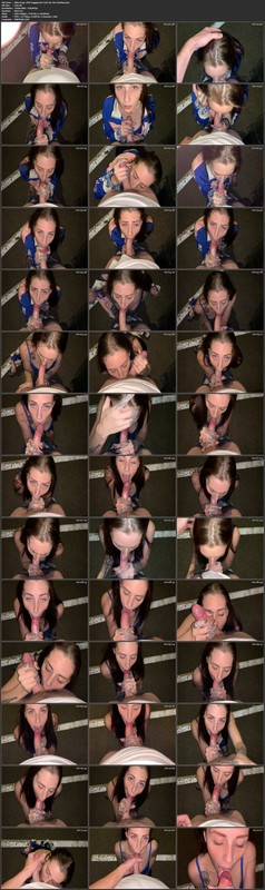 Riley Rage - POV Gagging On Cock On The Rooftop