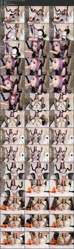 PuppyGirlfriend - Halloween kitty girl drains your cock