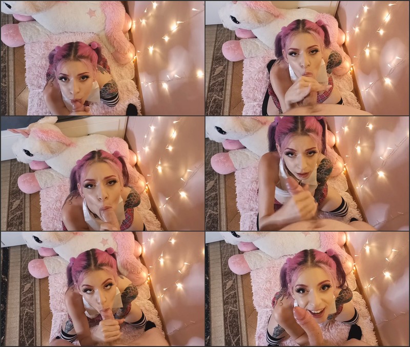 PuppyGirlfriend - Brainless fucktoy: ahegao blowjob POV